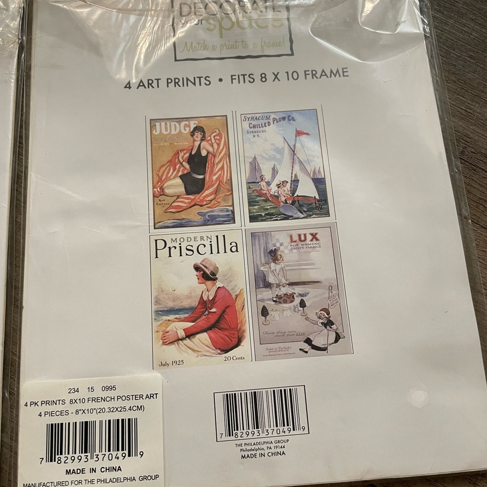 French Poster Art (unframed) 8x10 (8 total)
